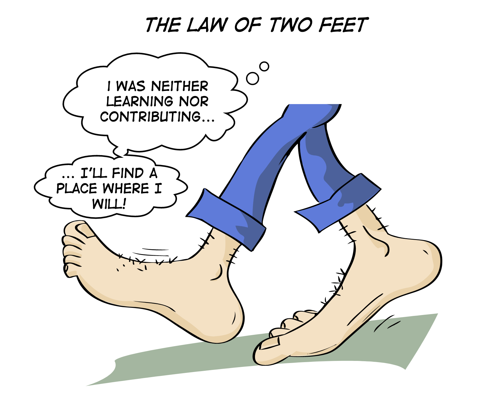 The law of two feet